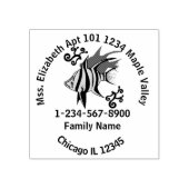 Informatie over oude contactgegevens voor noodgeva rubberstempel (Afrduk)