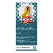Informatie over professionele schoonmaakdiensten reclamekaart (Voorkant)