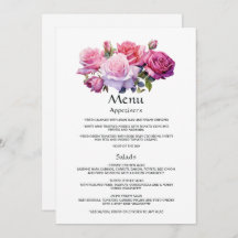 Informatie over roze en Paarse Floral Wedding Gues