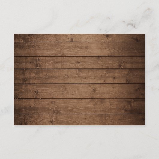 Informatie over Rustic Mason Jar Lights Lozing Wed Informatiekaartje (Achterkant)