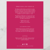 Informatie over Silver-hartmonogram bruiloft (Achterkant)