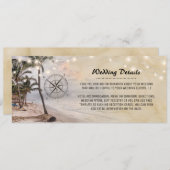 Informatie over Tropische Beach Weddenschappen Kaart (Voorkant / Achterkant)