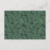 Informatie over Tropische Floral Wedding ID475 Informatiekaartje (Achterkant)