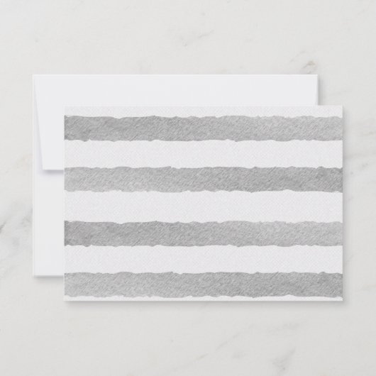 Informatie over Tropische Oerwouden Zebra bruiloft RSVP Kaartje (Achterkant)