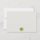 INFORMATIE OVER WATERVERF BLOEMEN SUCCULENTE CACTU KAART (Achterkant)