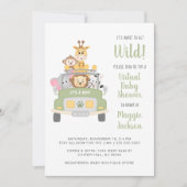 Informatie over Wild Safari Virtual Baby shower Kaart (Voorkant)