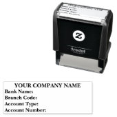 informatie over zakelijk bankieren  zelfinktende stempel (In situ)