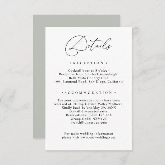 Informatie over zwarte en witte bruine bruine brui informatiekaartje (Voorkant / Achterkant)