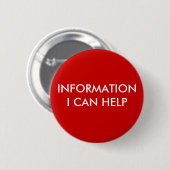 INFORMATIE RONDE BUTTON 5,7 CM (Voorkant /achterkant)