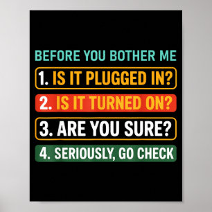 Informatie Technologie Tech _ Grappige Technische Poster