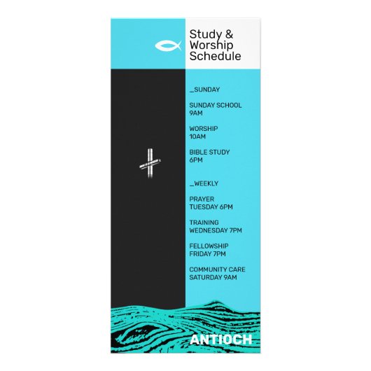 Informatie van het ministerie van Visserij van de  Reclamekaart (Voorkant)