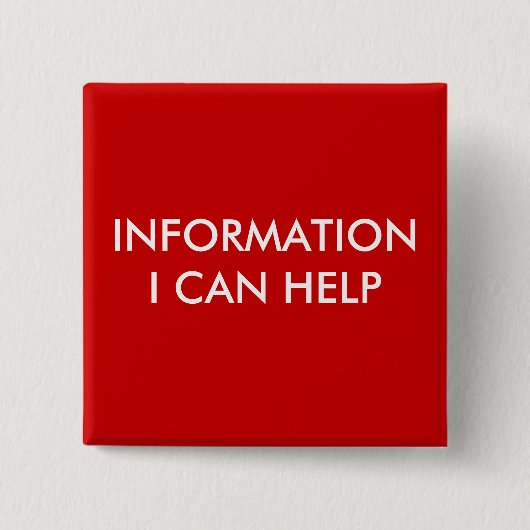 INFORMATIE VIERKANTE BUTTON 5,1 CM (Voorkant)