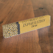 Informatiebalie Jaguar Naambordje (Zijkant)