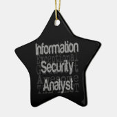 Informatiebeveiligingsanalist Extraordinaire Keramisch Ornament (Links)