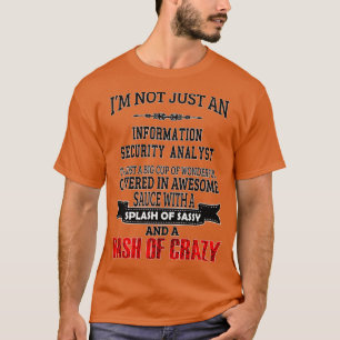 Informatiebeveiligingsanalist Funny Information Se T-shirt