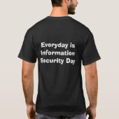 Informatiebeveiligingsdag T-shirt (Achterkant)
