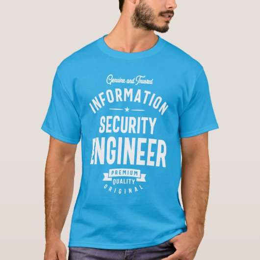 Informatiebeveiligingstechnicus Gift Funding Job T T-shirt (Voorkant)