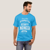 Informatiebeveiligingstechnicus Gift Funding Job T T-shirt (Voorkant volledig)