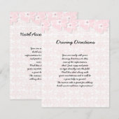 Informatieblad over de bruiloft informatiekaartje (Voorkant / Achterkant)