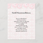 Informatieblad over de bruiloft informatiekaartje (Achterkant)