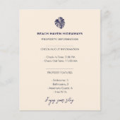 Informatieblad over vakantieverhuur en onroerend g (Voorkant)