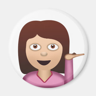 Informatiebureau Person Emoji Magneet