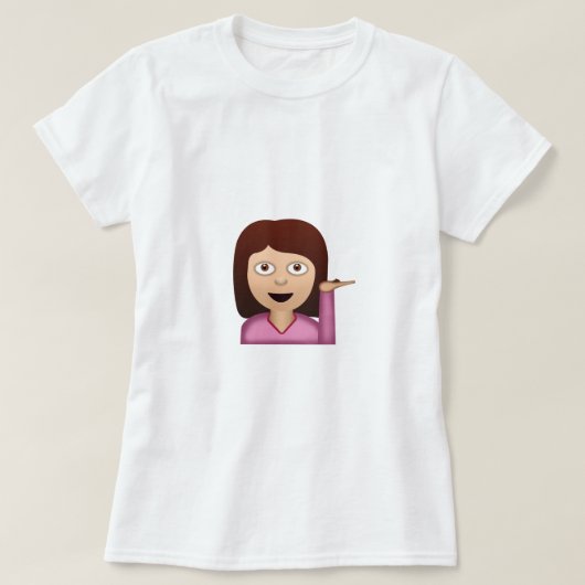 Informatiebureau Person Emoji T-shirt (Design voorkant)