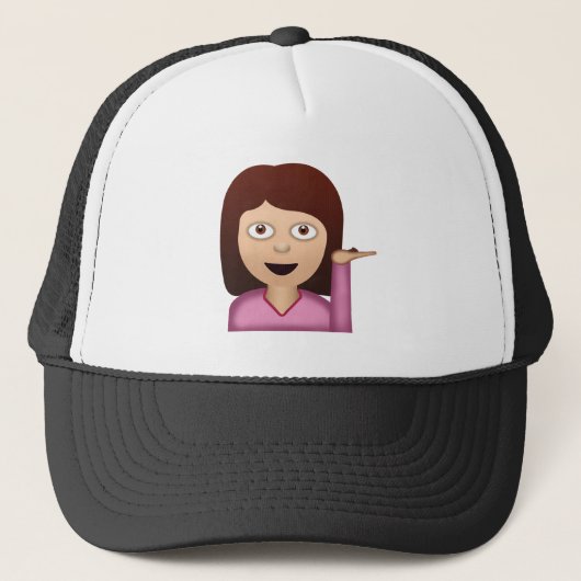 Informatiebureau Person Emoji Trucker Pet (Voorkant)
