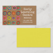 Informatiecentrum voor vroege opvoeding, regenboog visitekaartje (Voorkant / Achterkant)