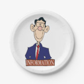 Informatiefunctionaris Administratief medewerker Papieren Bordje (Voorkant)
