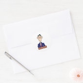 Informatiefunctionaris Beroepsklerk Ronde Sticker