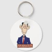 Informatiefunctionaris Professionele Klerk Sleutelhanger (Achterkant)