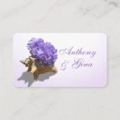 Informatiekaarten Hydrangea Paars voor het Strand Informatiekaartje (Achterkant)