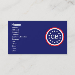 Informatiekaarten Visitekaartje