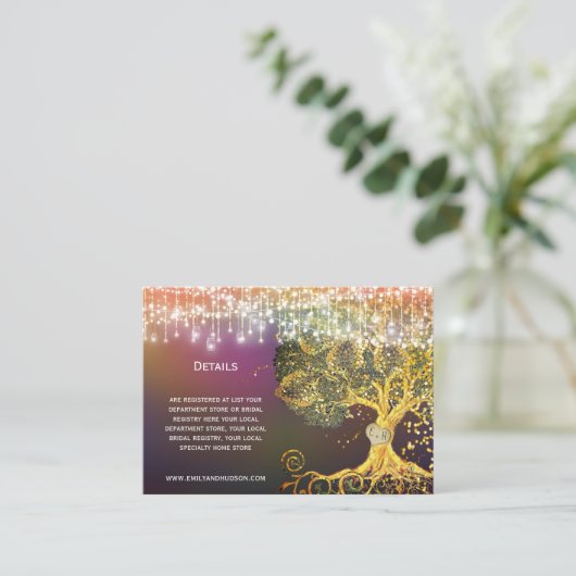 Informatiekaarten voor bruineiken bomen informatiekaartje (Staand voorkant)