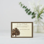 Informatiekaarten voor bruineiken bomen informatiekaartje (Staand voorkant)