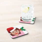 informatiemeisje over xmas emoji drankjes onderzetter (Rechterzijde)