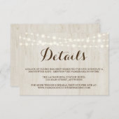 Informatienomsluitingskaart Informatiekaartje (Voorkant / Achterkant)