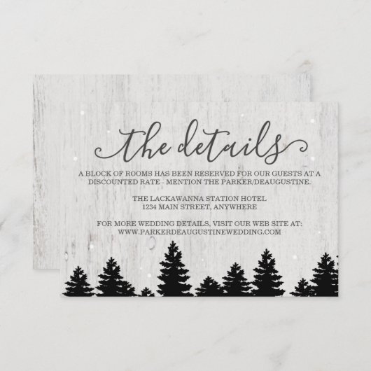 Informatienomsluitingskaart | Rijstwinter Informatiekaartje (Voorkant / Achterkant)