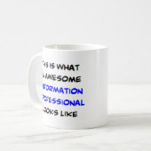 informatieprofessional, geweldige koffiemok (Voorkant links)