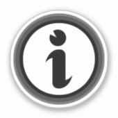 Informatiesymbool Sticker (Voorkant)