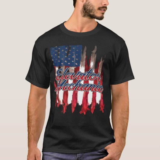 Informatietechnicus Elevator Mechanic Maintenance  T-shirt (Voorkant)
