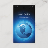 Informatietechnologie - Cool iPhone iOS-ontwerp Visitekaartje (Voorkant)