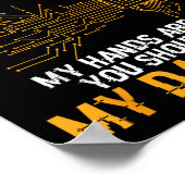 Informatietechnologie Database Informatica T Poster (Hoek)