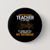 Informatietechnologie Database Informatica T Ronde Button 5,7 Cm (Voorkant)