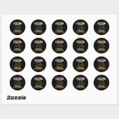 Informatietechnologie Database Informatica T Ronde Sticker (Vel)
