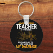 Informatietechnologie Database Informatica T Sleutelhanger (Voorkant)