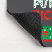 Informatietechnologie Grappig Kerstmis Computer Te Muismat (Hoek)