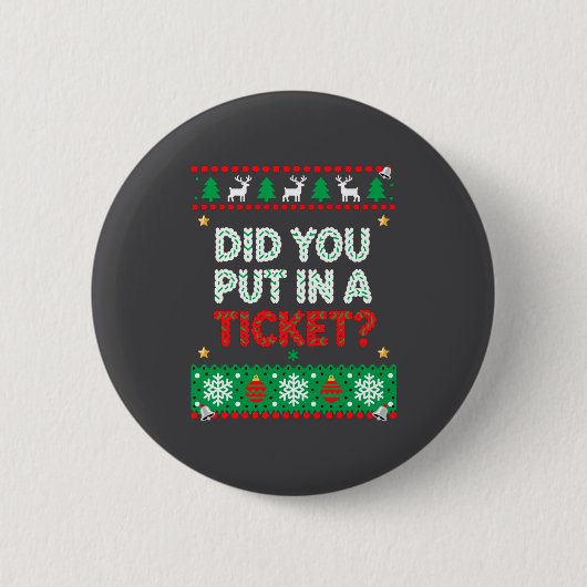 Informatietechnologie Grappig Kerstmis Computer Te Ronde Button 5,7 Cm (Voorkant)