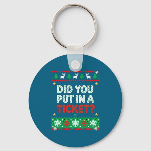 Informatietechnologie Grappig Kerstmis Computer Te Sleutelhanger (Voorkant)